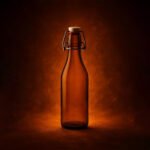 Vintage Style Glass Bottles 1 Litre Swing Top Bottles – Orange - Image 2