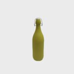 Vintage Style Glass Bottles 1 Litre Swing Top – Lime Shimmer - Image 2
