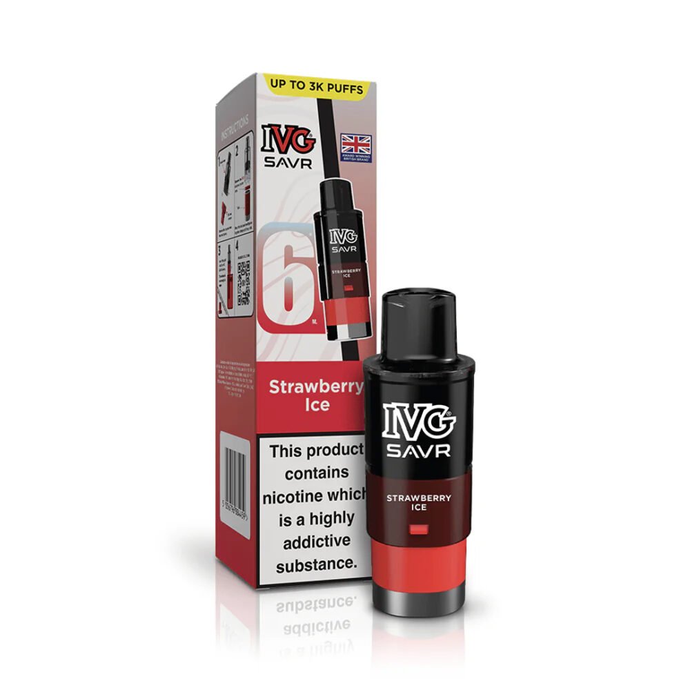 IVG SAVR Strawberry Ice Refill Pod